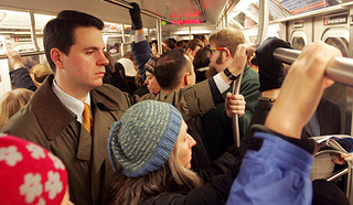 The mood was palpable as commuters set out to mark the historic occasion.